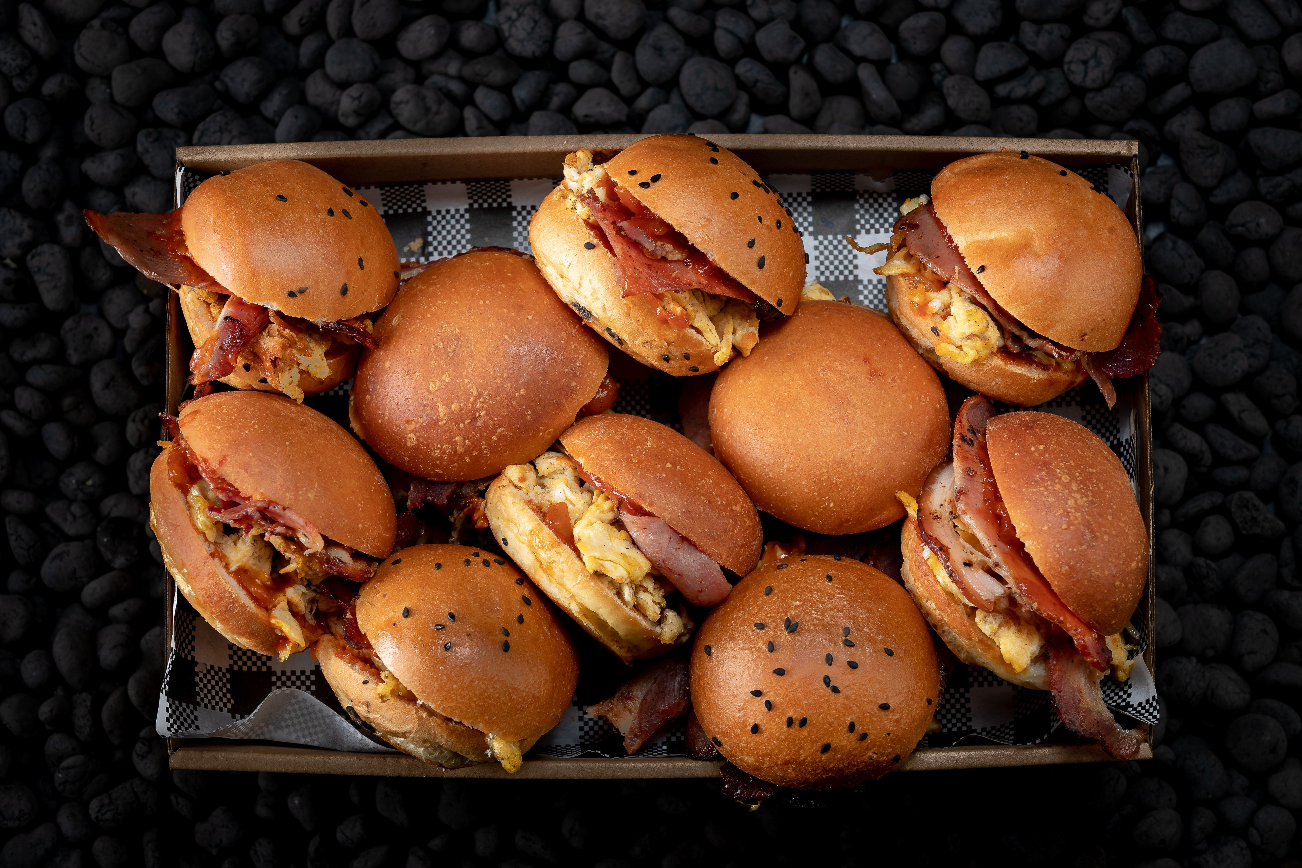 A box of sliders