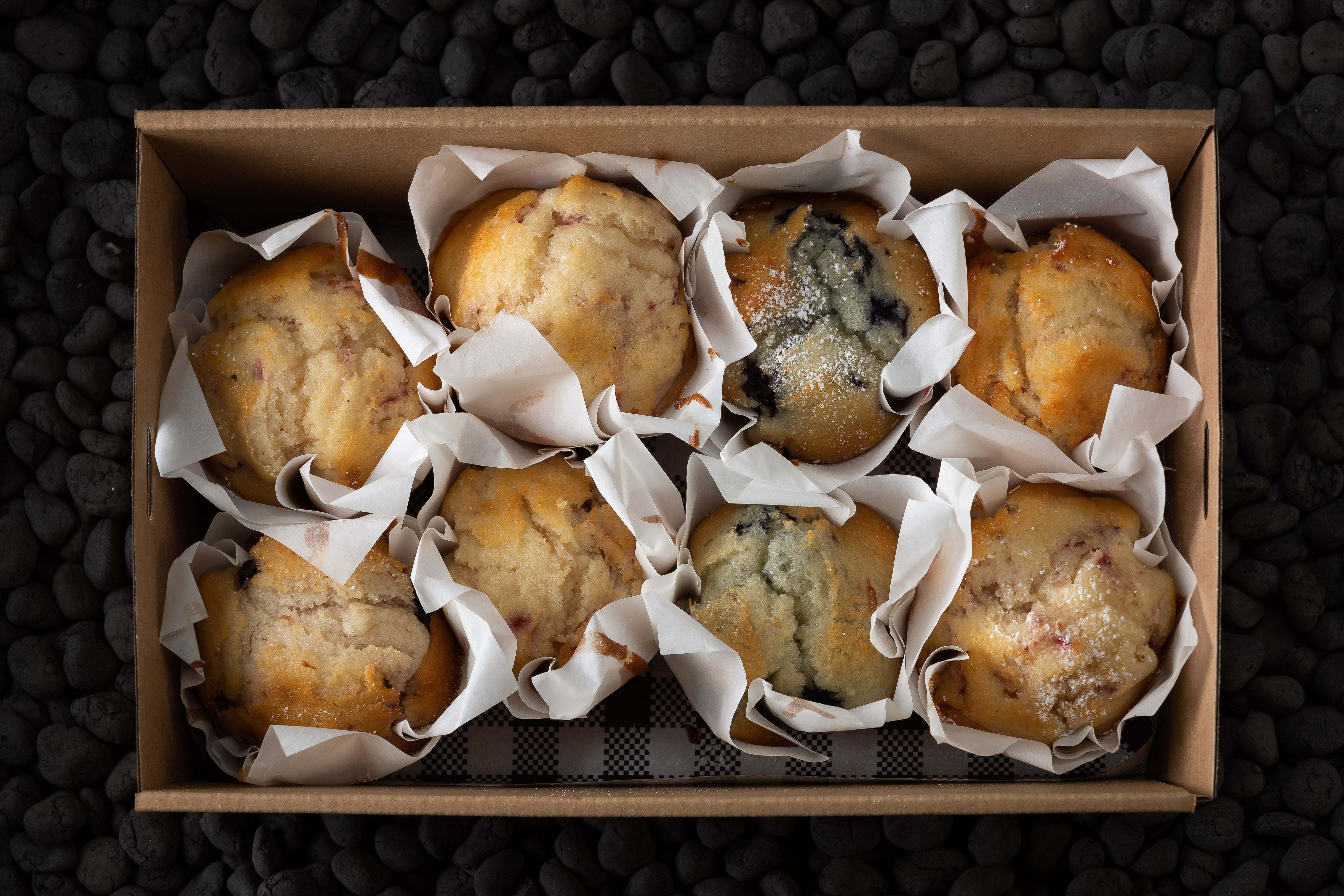 Assorted housebaked muffins
