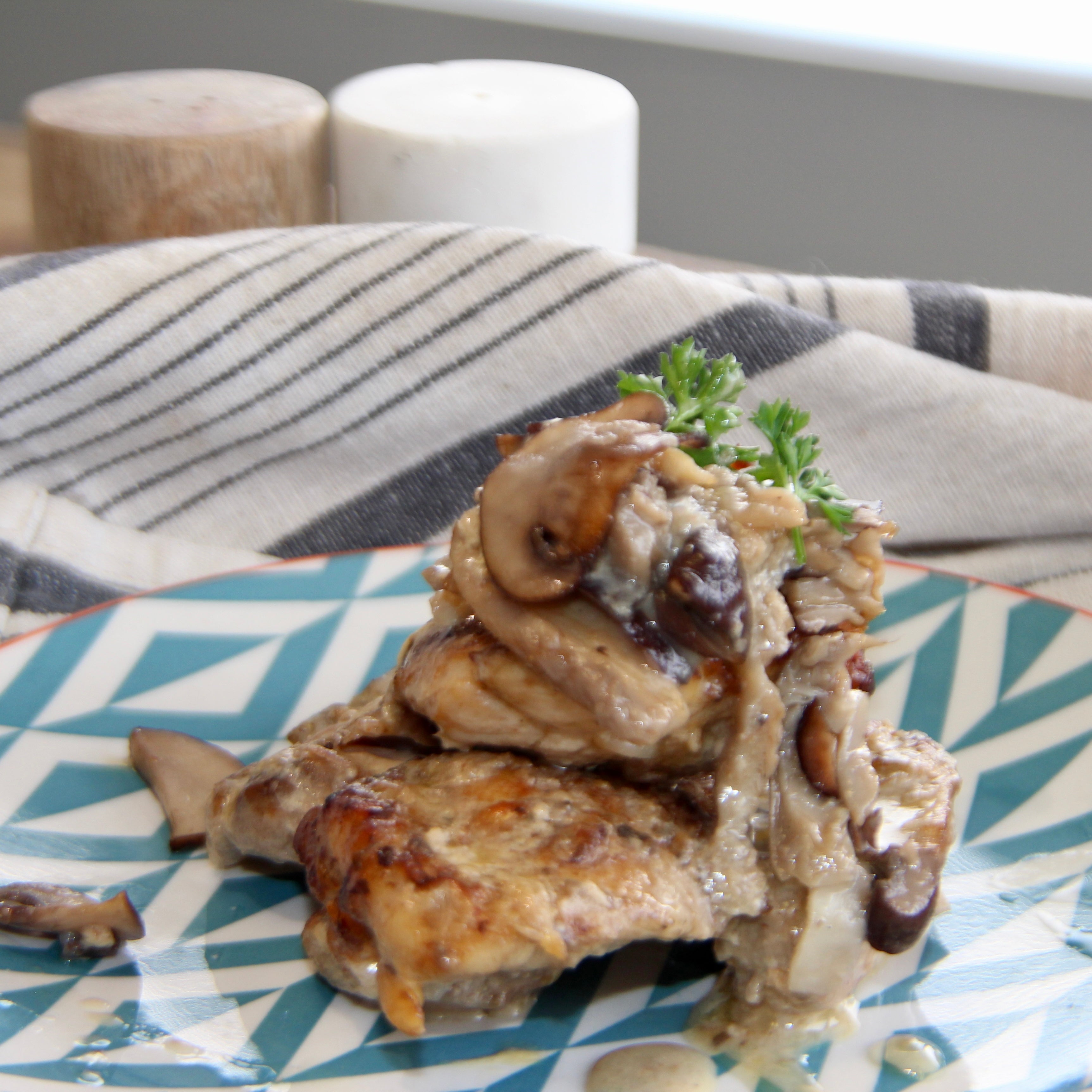 Chicken with Creamy Mushroom Sauce NEW