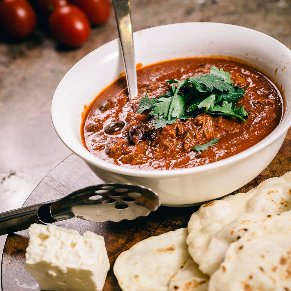 Lamb ragu in a bowl